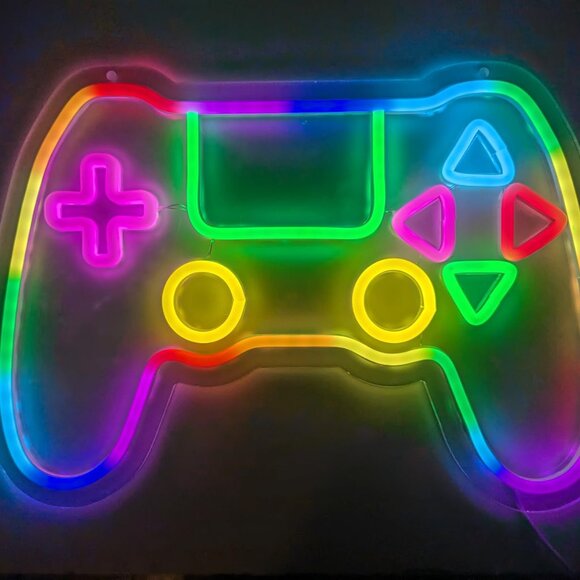 Wall Decor | Gamer Neon Sign Led Game Controller Gamepad Gaming Neon ...